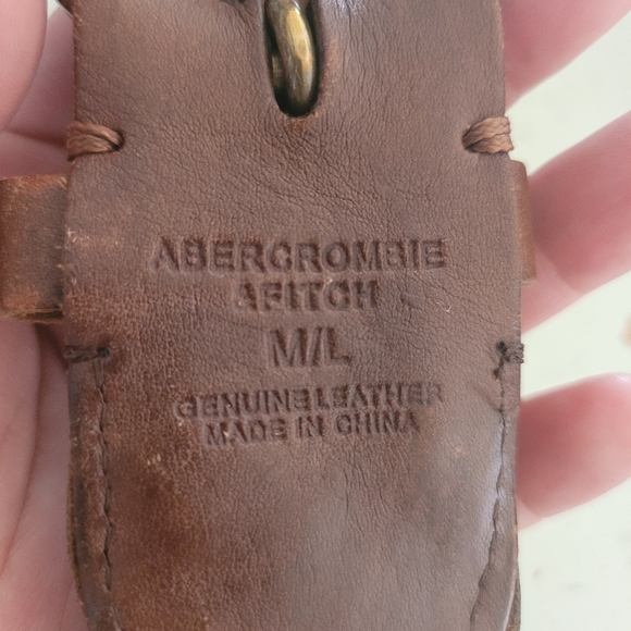Abercrombie & Fitch Woven Leather Belt - Picture 5 of 5